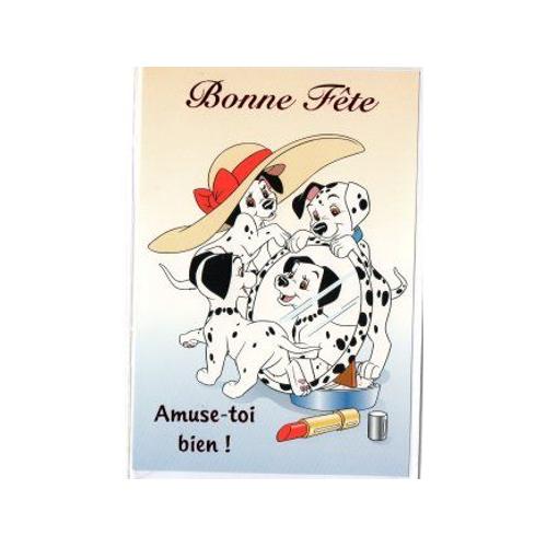 Carte Enfant Disney Bonne F?Te Les 101 Dalmatiens (73)