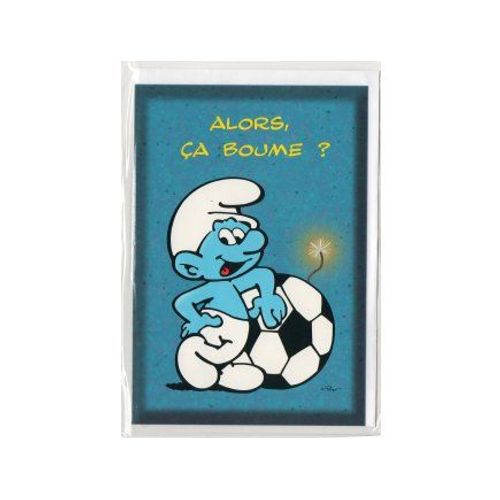 Carte Enfant Schtroumpf Football (37)