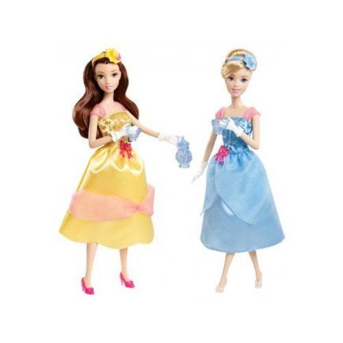 Mattel - Poup?Es Cendrillon Et Belle L'heure Du Th?