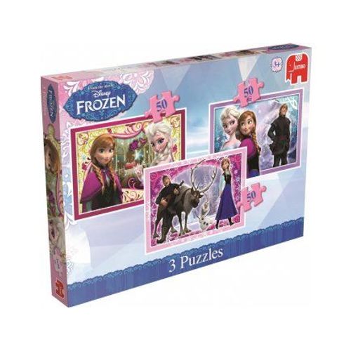 3 Puzzles De La Reine Des Neiges 3 X 50 Pieces 17441