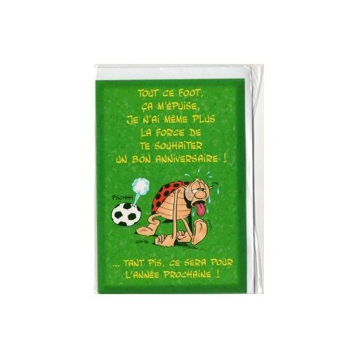 Carte D Anniversaire Enfant Gouter Sportif Football 22 Rakuten