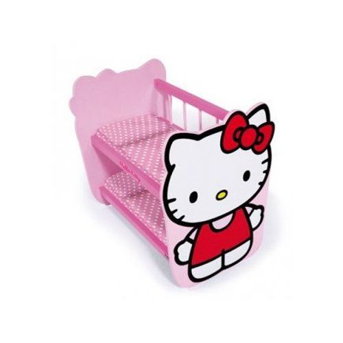 Lits Superposés Hello Kitty En Bois Pour Poupées 44,5 X 29 X 40 Cm