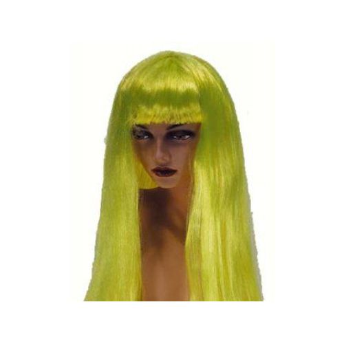 Perruque Ponny Neon Jaune