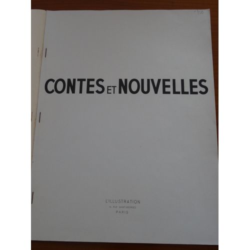 Recueil D'extraits De L'illustration "Contes Et Nouvelles"
