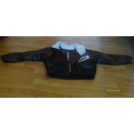 Blouson Marron  Max Land Style Aviateur Taille 6 Ans ....
