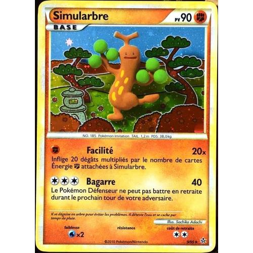 Carte Pokémon 9/95 Simularbre 90 Pv - Holo Hs Déchainement Neuf Fr