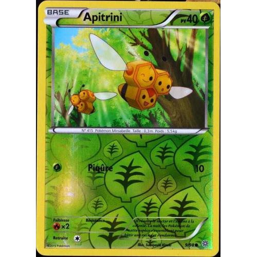 Carte Pokémon 9/98 Apitrini 40 Pv - Reverse Xy07 - Origines Antiques Neuf Fr