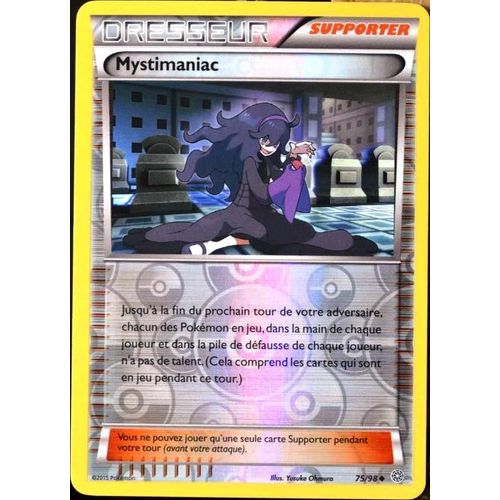 Carte Pokémon 75/98 Mystimaniac Reverse Xy07 - Origines Antiques Neuf Fr
