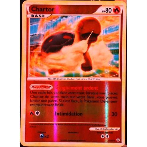 Carte Pokémon 25/95 Chartor 80 Pv - Reverse Hs Déchainement Neuf Fr