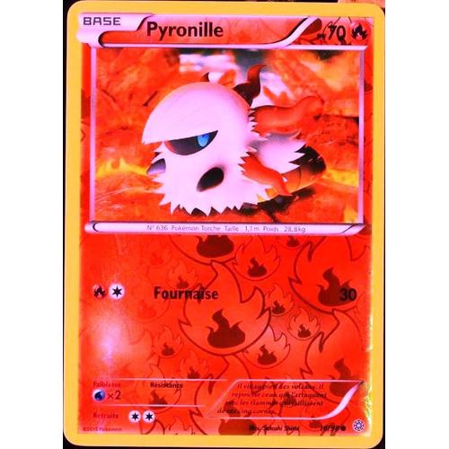 Carte Pokémon 16/98 Pyronille 70 Pv - Reverse Xy07 - Origines Antiques Neuf Fr
