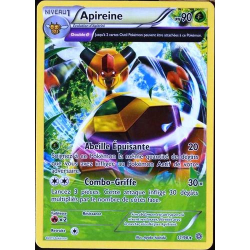 Carte Pokémon 11/98 Apireine 90 Pv - Rare Xy - Origines Antiques Neuf Fr