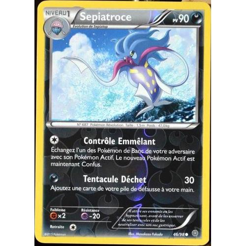 Carte Pokémon 46/98 Sépiatroce 90 Pv - Reverse Xy07 - Origines Antiques Neuf Fr