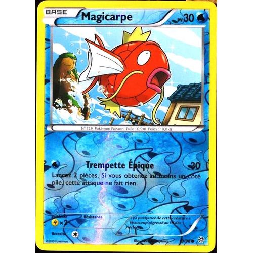 Carte Pokémon 19/98 Magicarpe 30 Pv - Reverse Xy - Origines Antiques Neuf Fr