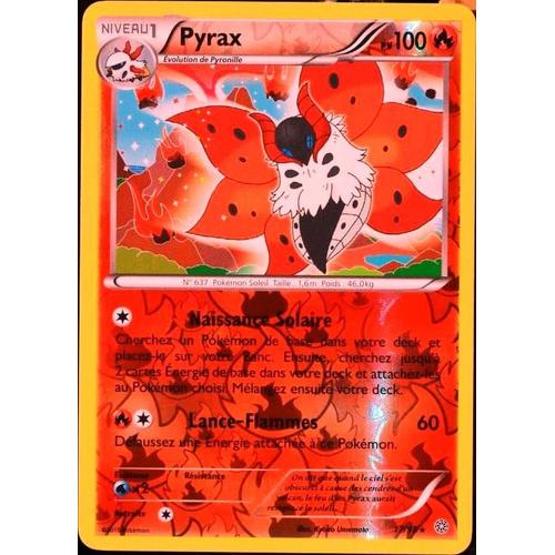 Carte Pokémon 17/98 Pyrax 100 Pv - Holo Reverse Xy07 - Origines Antiques Neuf Fr