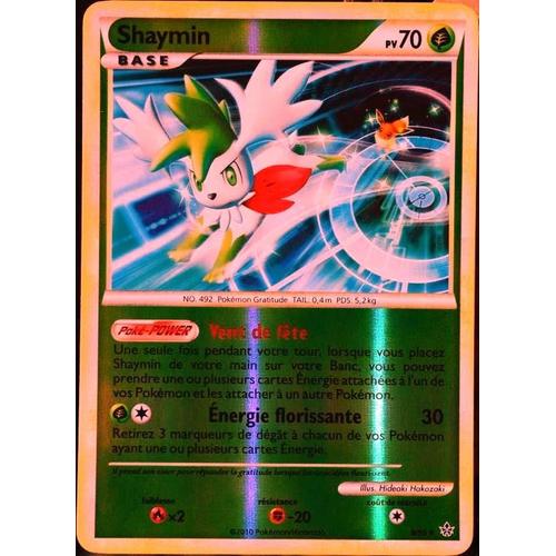 Carte Pokémon 8/95 Shaymin 70 Pv - Reverse Hs Déchainement Neuf Fr