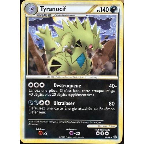 Carte Pokémon 26/95 Tyranocif 140 Pv Hs Déchainement Neuf Fr