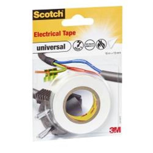 SCOTCH NASTRO ISOLANTE 4401WHT 15X10 99186