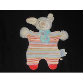 Peluche doudou OURS jaune NOUKIES Noukie's H 45 cm Abeille brodée