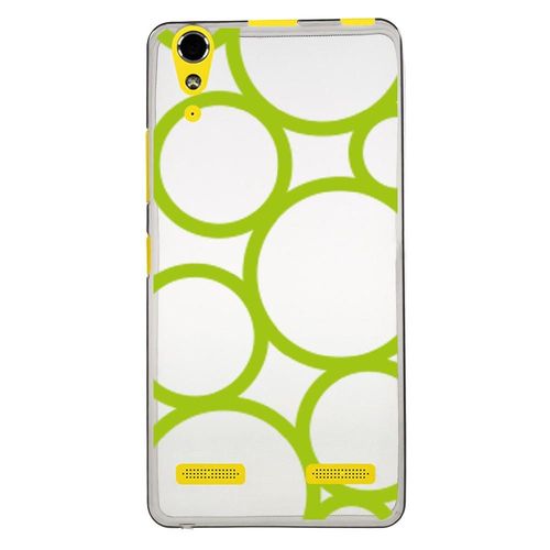 Coque Souple Pour Lenovo K3 Avec Impression Motifs Ronds Verts