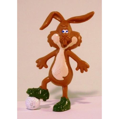 Figurine "Nestlé / Nesquik" - Les Lapins Sportifs - N°3 Le Footballeur (1991)