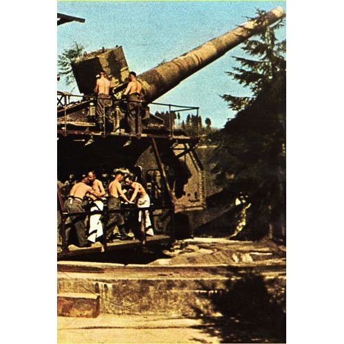Ww2 - Artillerie Lourde Allemande Sur La Côte Française