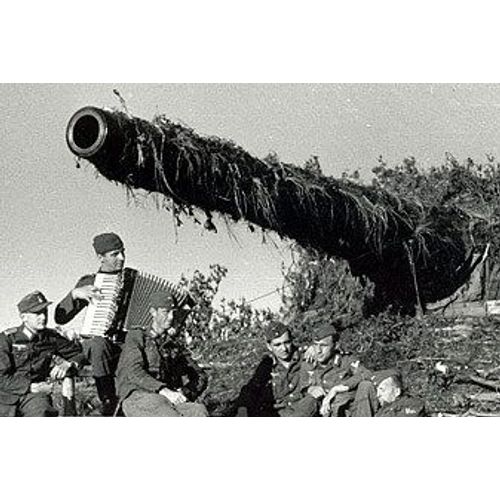 Ww2 - Allemands Sur Le Mur De L'atlantique Dans L'attente Du Débarquement