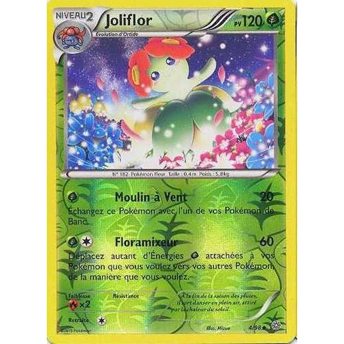 Carte Pokémon Joliflor 4/98 Holo Reverse Antiques