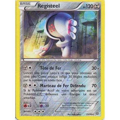 Carte Pokémon Registeel 51/98 Holo Reverse Antiques