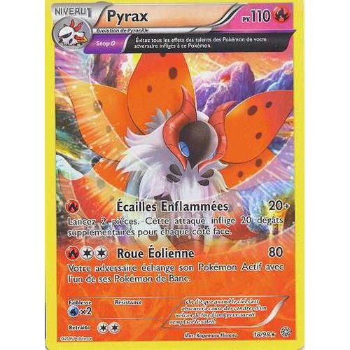 Carte Pokémon Pyrax 18/98 Antiques