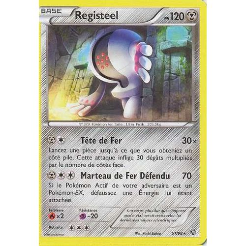 Carte Pokémon Registeel 51/98 Antiques