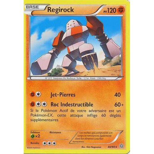 Carte Pokémon Regirock 40/98 Antiques