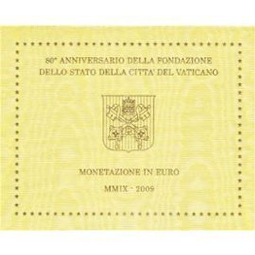 Coffret 8 Pièces Vatican 2009