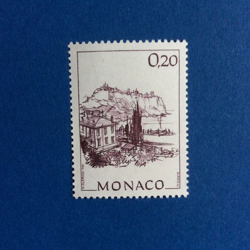 Monaco - Monaco D'autrefois - Le Rocher De Monaco Et Le Port De Fontvieille (Y & T 1762)