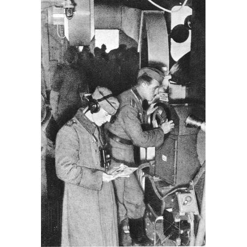 Ww2 - Soldats Allemands À L'intérieur De Leur Blockaus