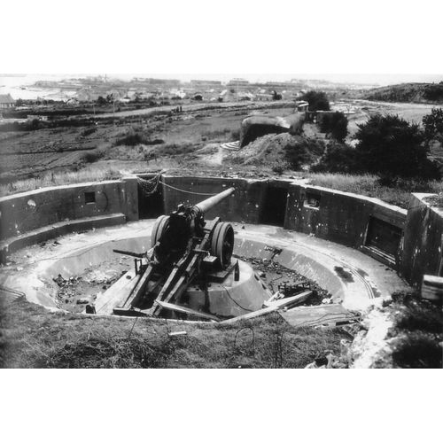 Ww2 - Canon Allemand De 155 Au Fort Des Couplets À Equeurdreville (Manche)