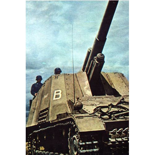 Ww2 - Le Hummel - Canon Allemand De 150 Monté Sur Coque De Pzkw Iv