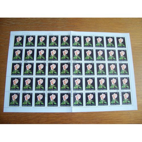Hongrie , Magyar Postal     1982  Planche Yt 2807