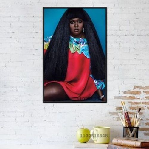 Lizzo toile affiche affiche peinture murale p,mpression murale Poster pour salon chambre ¿¿ coucher d¿¿cor sans cadre(90*130cm)