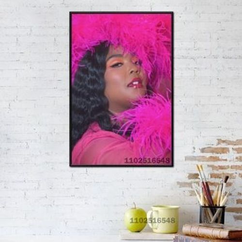 Lizzo toile affiche affiche peinture murale p,mpression murale Poster pour salon chambre ¿¿ coucher d¿¿cor sans cadre(90*130cm)