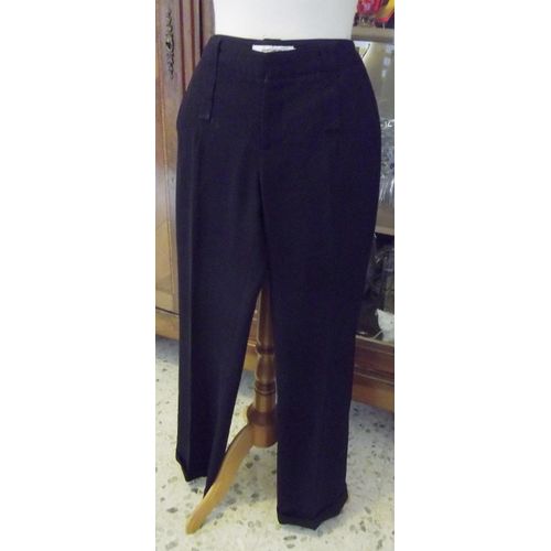 Pantalon Droit À Revers Noir Comptoir Des Cotonniers T.36