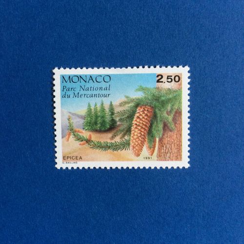 Monaco - Conifères Du Parc Du Mercantour - Epicéa (Y & T 1799)
