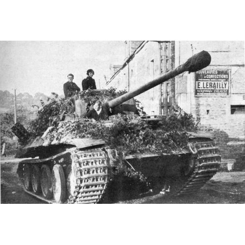Ww2 - Char Allemand De La 1ère Division Panzer Ss À Falaise