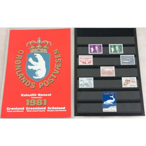 Groenland Complet Année 1981
