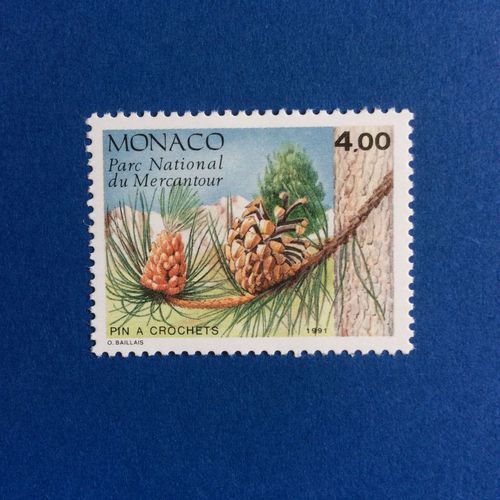 Monaco - Conifères Du Parc Du Mercantour - Pin À Crochets (Y & T 1801)