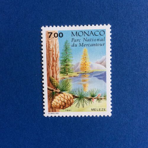 Monaco - Conifères Du Parc Du Mercantour - Meleze (Y & T 1804)