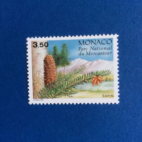 Monaco - Conifères Du Parc Du Mercantour - Sapin (Y & T 1800)