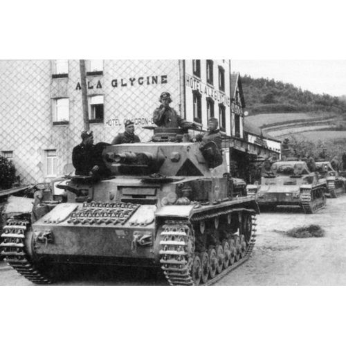 Ww2 - Chars Panzerkampfwagen 3 En Alsace