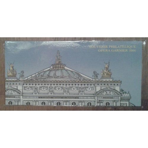 Souvenir Philatélique Opéra Garnier 2006 Plus Beau Timbre De L'année