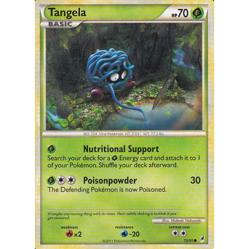 Carte Pokemon - Tangela ( Saquedeneu ) - 72/95 - Call Of Legends ( Appel Des Legendes ) - Carte Angaise -