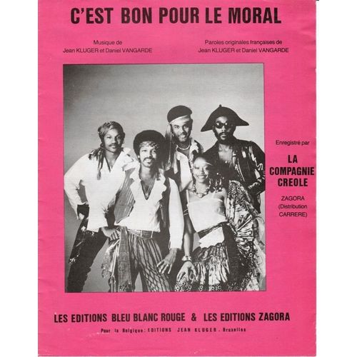 La Compagnie Creole Partition C'est Bon Pour Le Moral